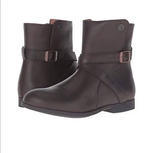 Birkenstock Collins Boot - Dark Brown Leather, 38